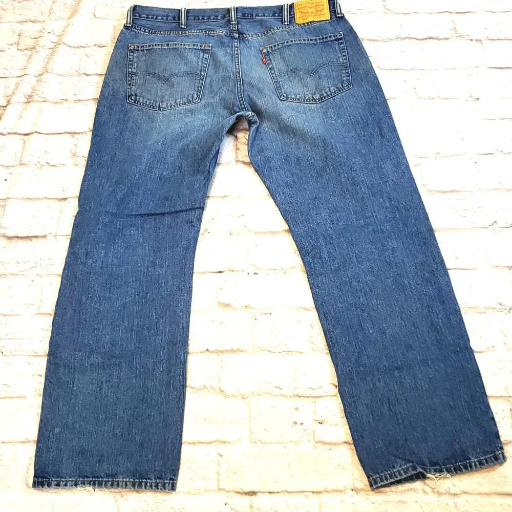 Levi’s 559 Relaxed Straight Jeans Men’s Size 38 Blue 100% Cotton Denim